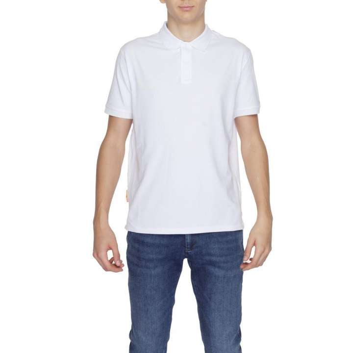 Priser på Suns White Cotton Polo Shirt