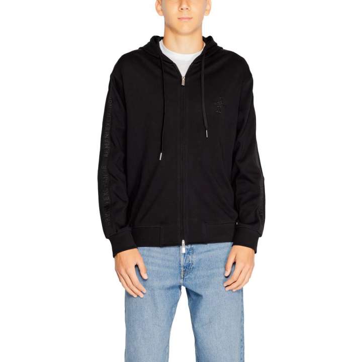 Priser på Armani Exchange Black Cotton Sweater