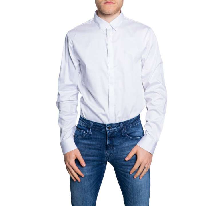 Priser på Armani Exchange White Cotton Shirt