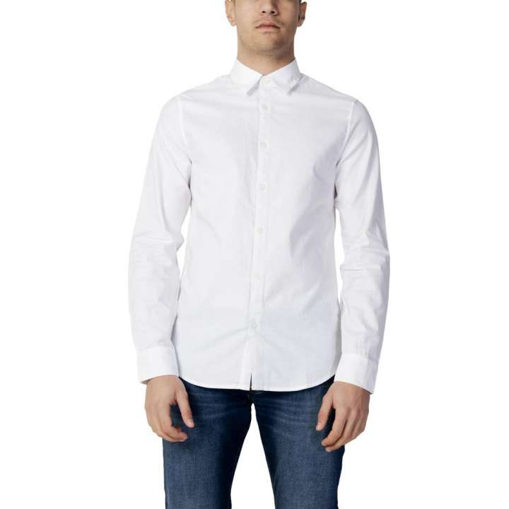 Priser på Armani Exchange White Cotton Shirt