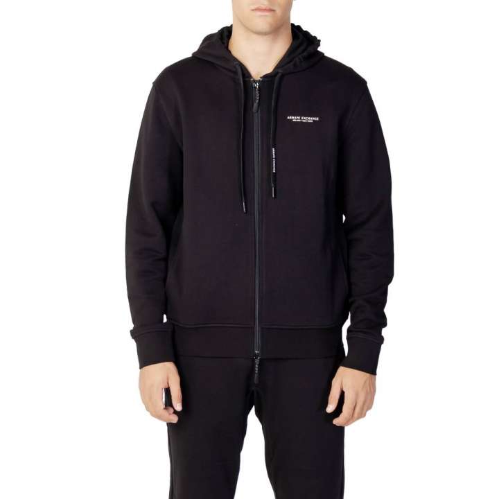 Priser på Armani Exchange Black Cotton Sweater