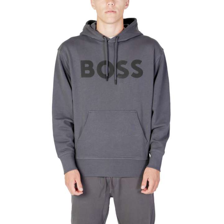 Priser på Hugo Boss Gray Cotton Sweater