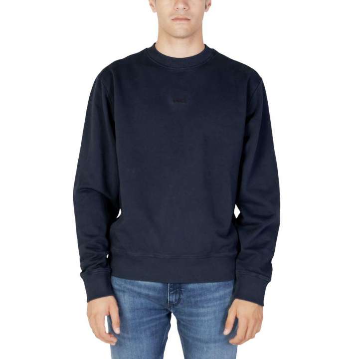 Priser på Hugo Boss Blue Cotton Sweater