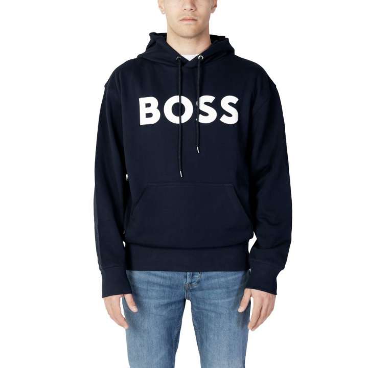 Priser på Hugo Boss Blue Cotton Sweater