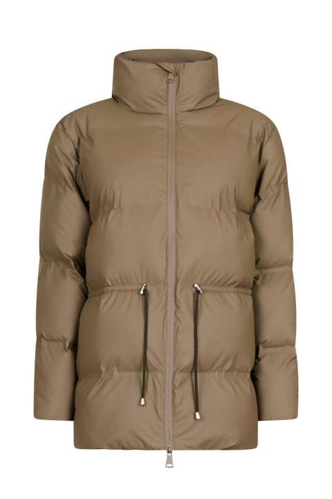 Priser på Neo Noir - Jakke - Mayra C Puffer Jacket - Dark Taupe (OBS: 2-3 hverdage ekstra levering)