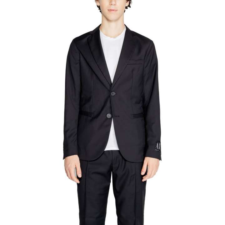 Priser på Armani Exchange Black Polyester Blazer