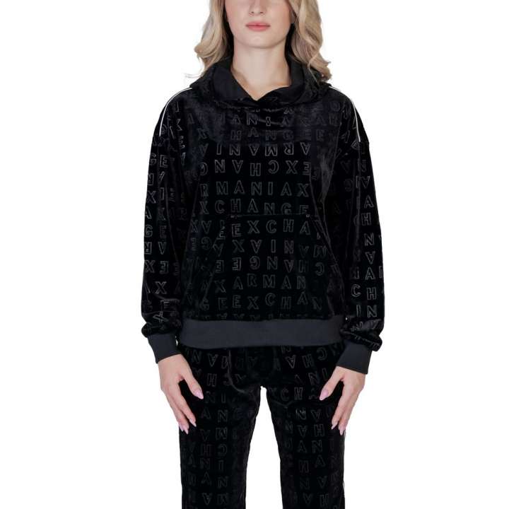 Priser på Armani Exchange Black Polyester Sweater