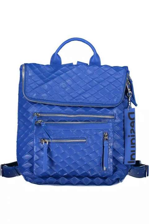 Priser på Desigual Blue Polyethylene Dame Backpack