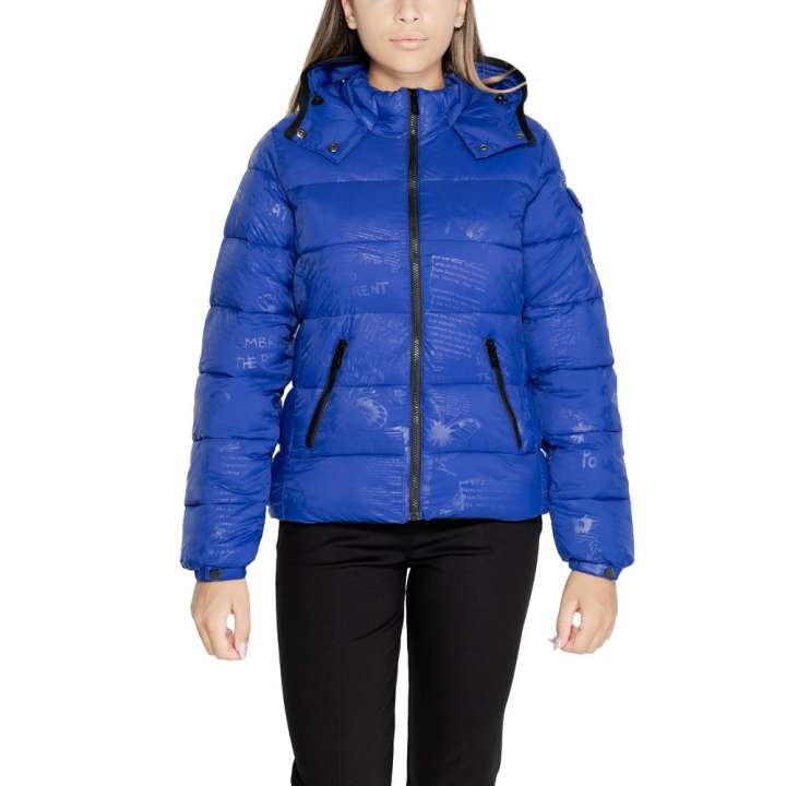 Priser på Desigual Blue Polyamide Jackets & Coat