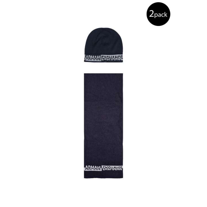 Priser på Armani Exchange Blue Polyamide Scarf