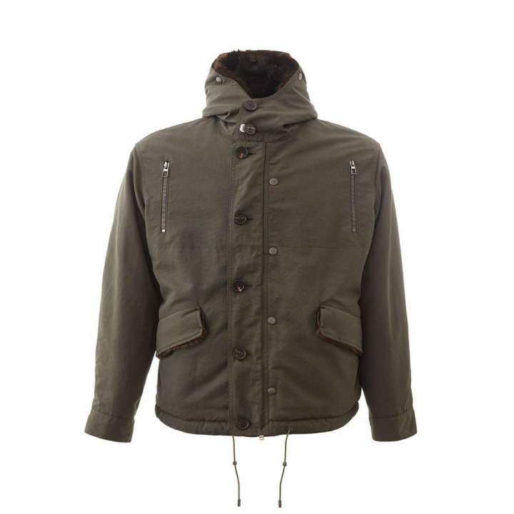 Priser på Lardini Elegant Cotton Army Jacket for Herre