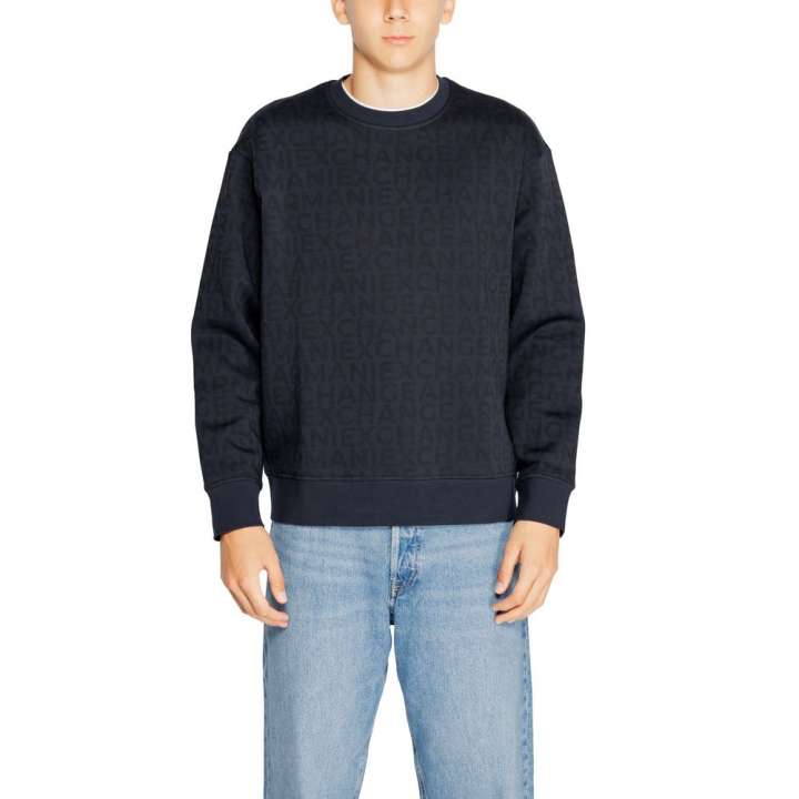 Priser på Armani Exchange Blue Cotton Sweater