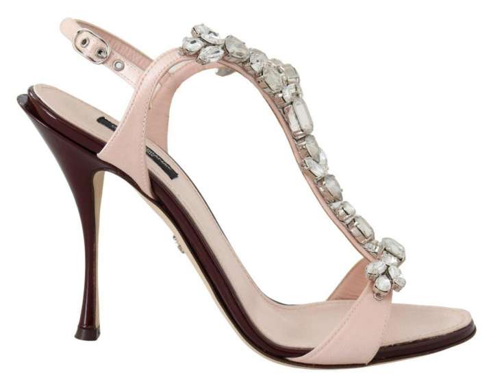 Priser på Dolce & Gabbana Crystal-Embellished Stiletto Sandals