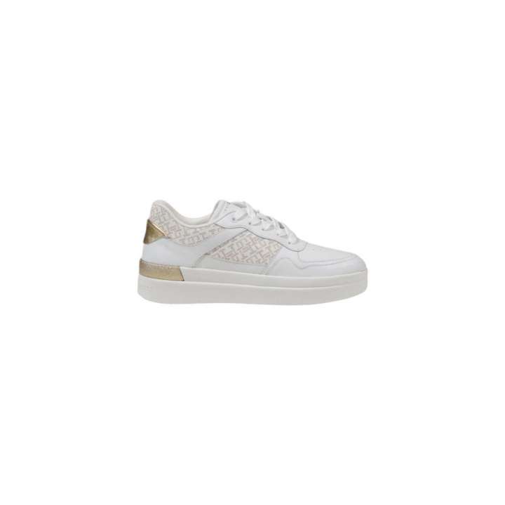 Priser på Tommy Hilfiger Cream Leather Sneakers