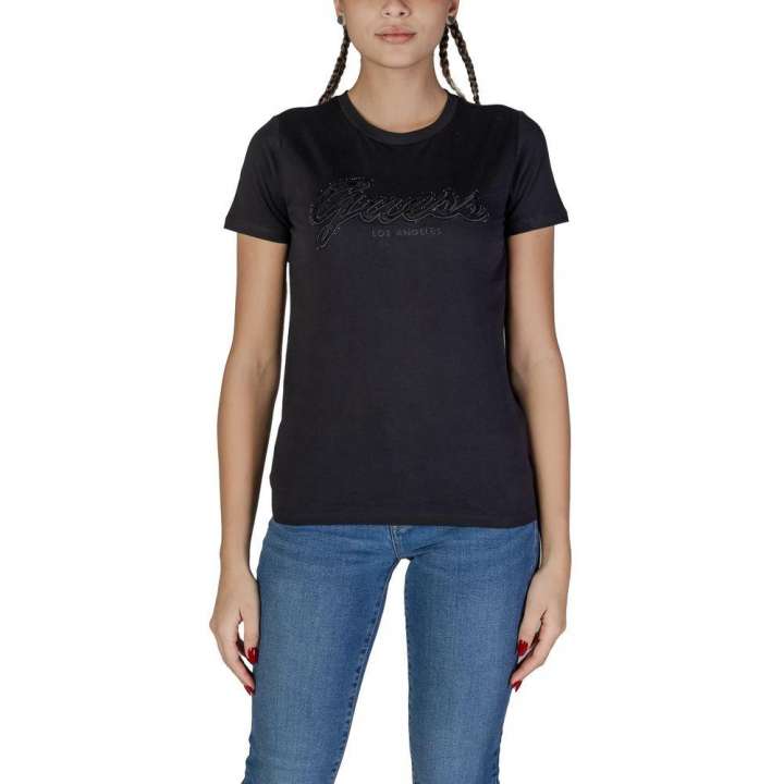 Priser på Guess Black Cotton Tops & T-Shirt