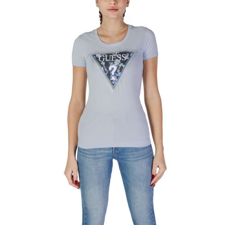 Priser på Guess Blue Cotton Tops & T-Shirt