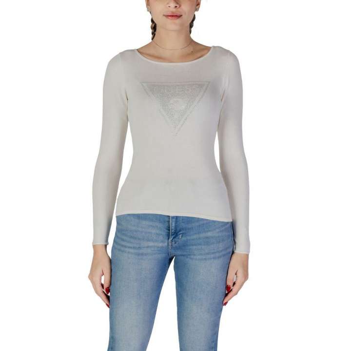 Priser på Guess White Viscose Tops & T-Shirt