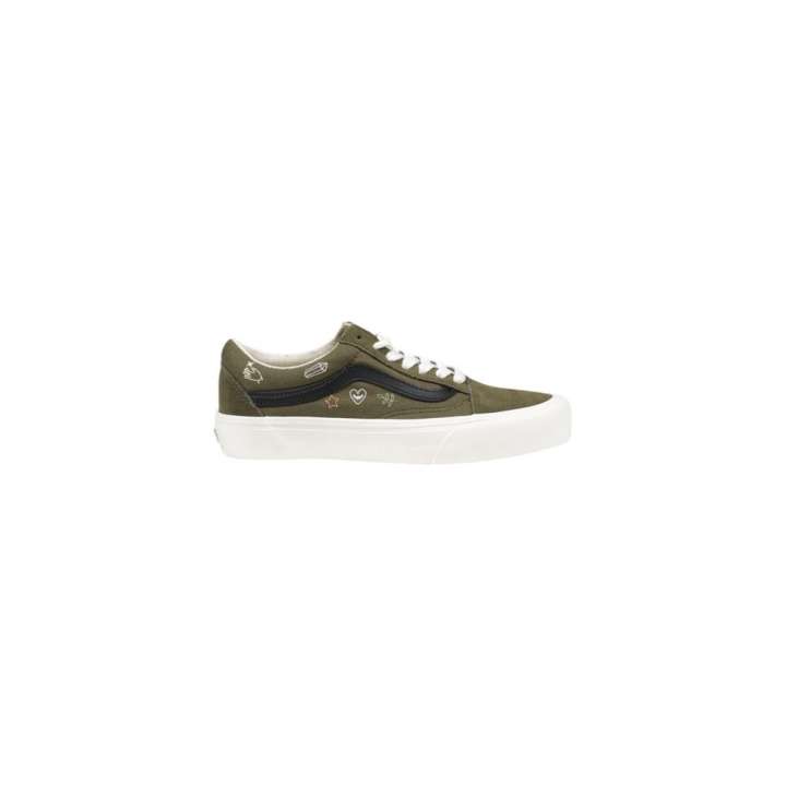 Priser på Vans Green Leather Sneakers