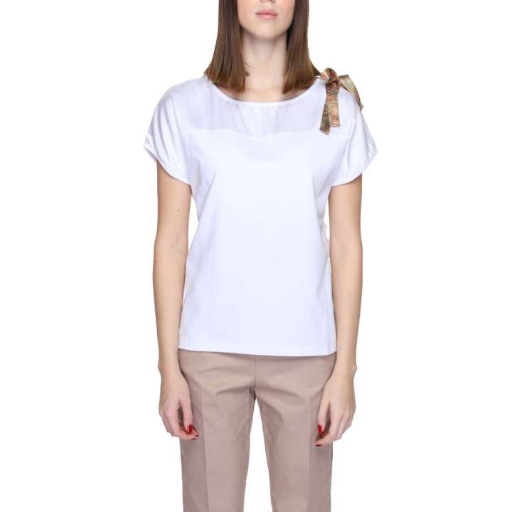 Priser på Alviero Martini Prima Classe White Cotton Tops & T-Shirt