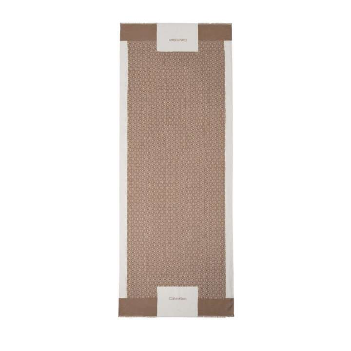 Priser på Calvin Klein Beige Cotton Scarf