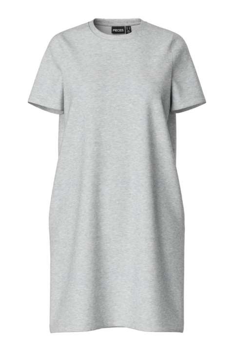 Priser på Pieces - PC Chilli Summer SS Sweat Dress - Light Grey Melange