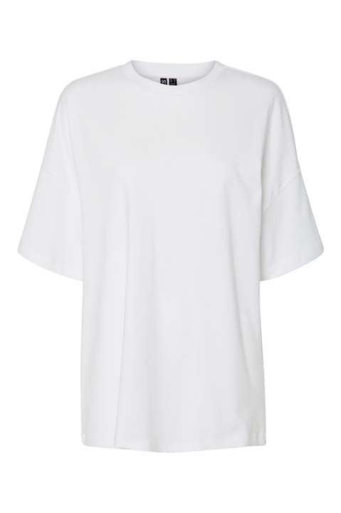 Priser på Pieces - T-shirt - PC Auna Ss Oversize Tee D2D AU24 - Bright White