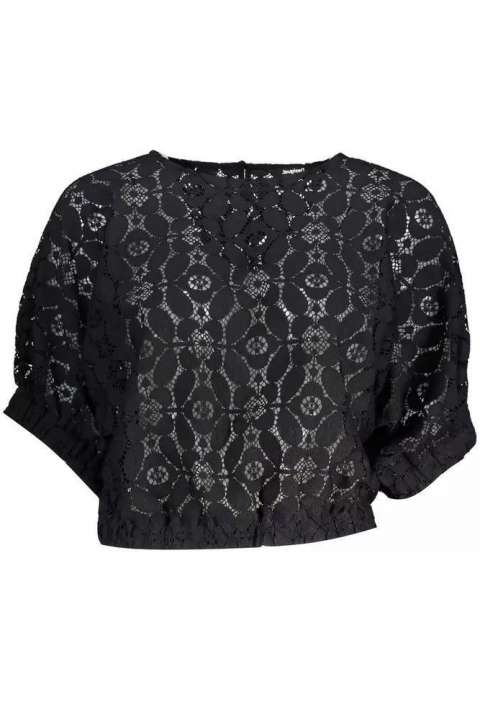 Priser på Desigual Black Polyester Women Blouse