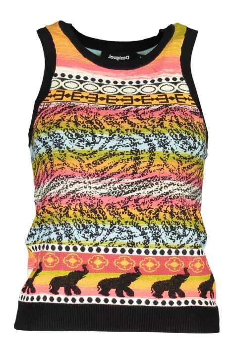 Priser på Desigual Black Viscose Women Top