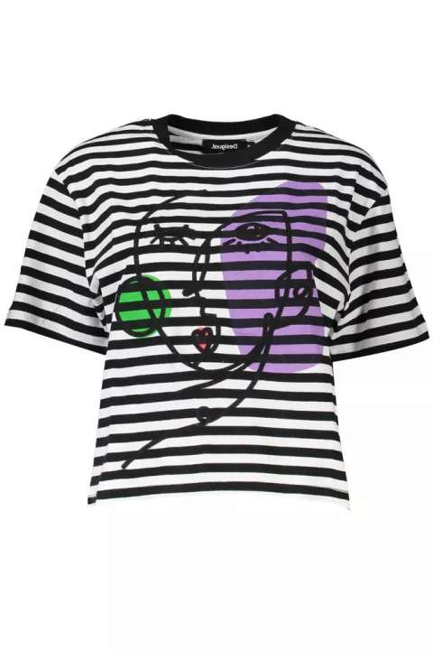 Priser på Desigual Black Cotton Women T-Shirt