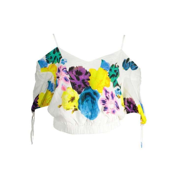 Priser på Desigual White Viscose Women Top