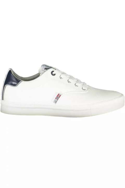 Priser på Napapijri White Polyester Men Sneaker