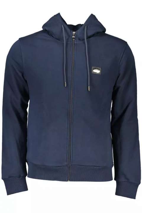 Priser på Cavalli Class Blue Cotton Men Sweater