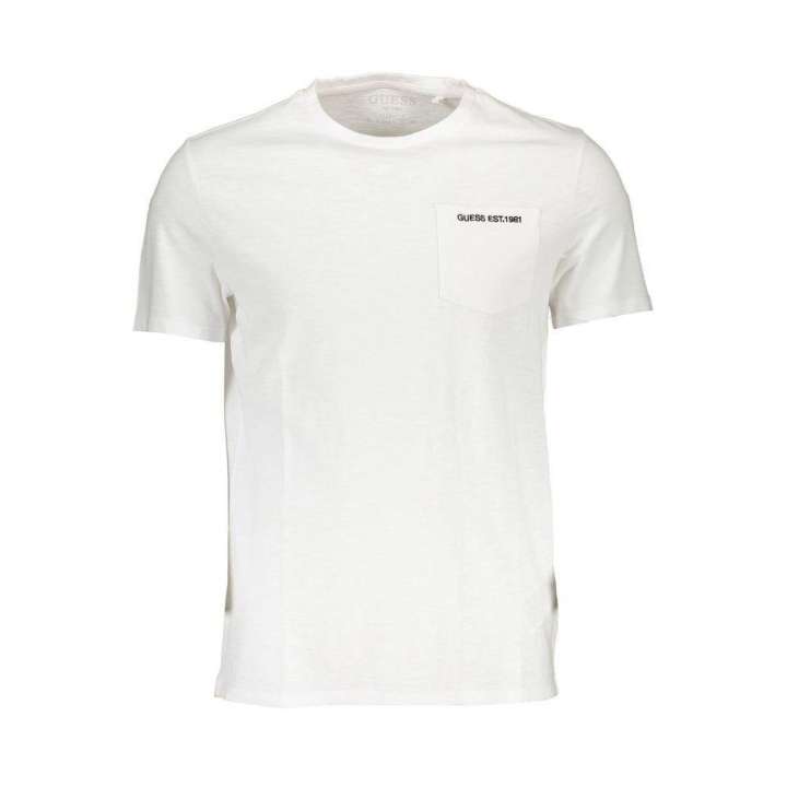 Priser på Guess Jeans White Cotton Men T-Shirt