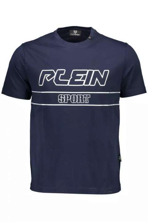 Priser på Plein Sport Blue Cotton Men T-Shirt