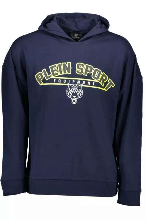 Priser på Plein Sport Blue Cotton Men Sweater