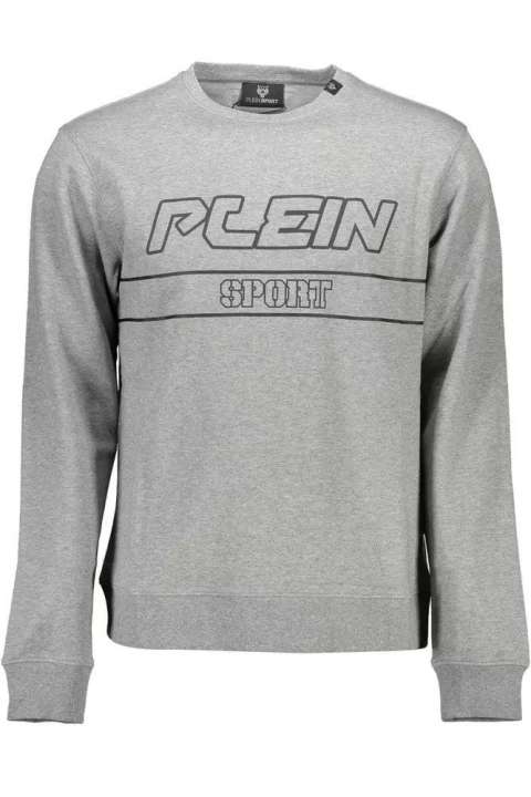 Priser på Plein Sport Gray Cotton Men Sweater