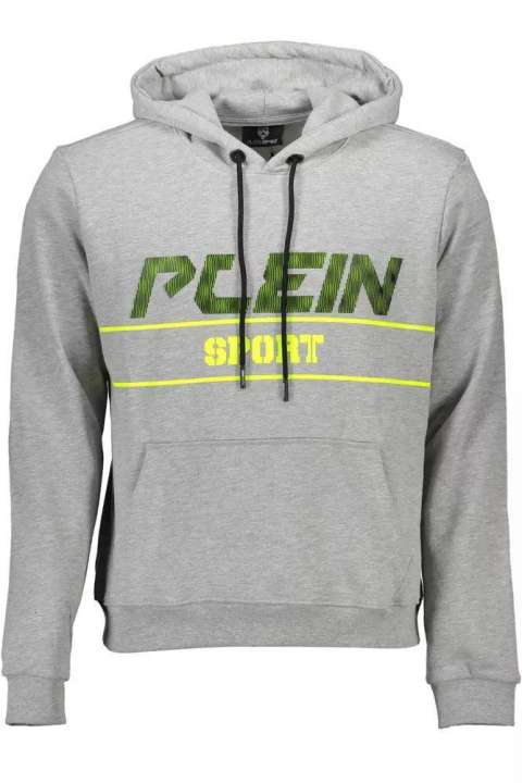 Priser på Plein Sport Gray Cotton Men Sweater