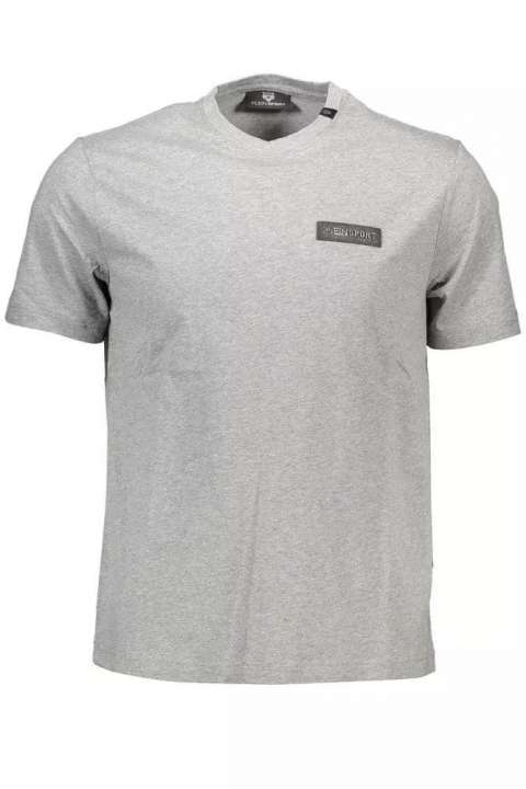 Priser på Plein Sport Gray Cotton Men T-Shirt