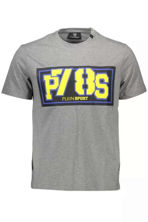 Priser på Plein Sport Gray Cotton Men T-Shirt