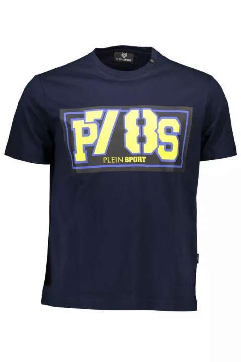 Priser på Plein Sport Blue Cotton Men T-Shirt