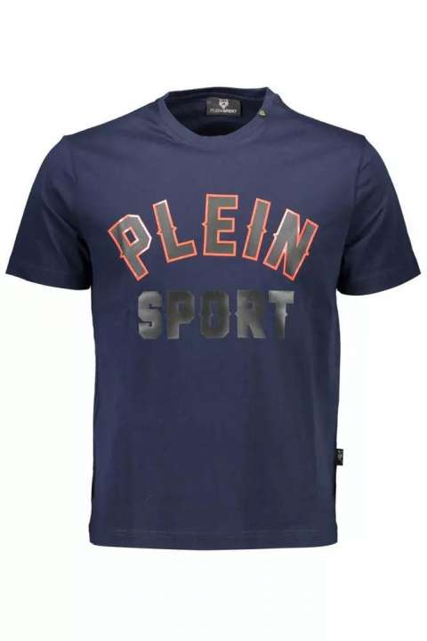 Priser på Plein Sport Blue Cotton Men T-Shirt