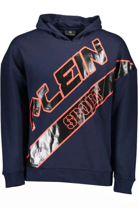 Priser på Plein Sport Blue Cotton Men Sweater