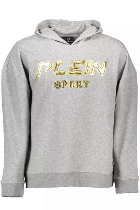 Priser på Plein Sport Gray Cotton Men Sweater