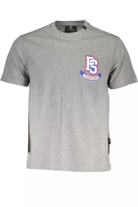 Priser på Plein Sport Gray Cotton Men T-Shirt