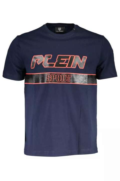 Priser på Plein Sport Blue Cotton Men T-Shirt