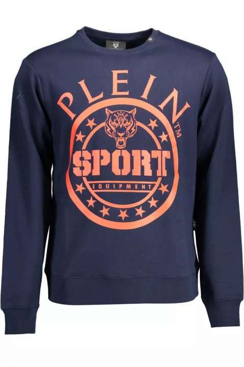 Priser på Plein Sport Blue Cotton Men Sweater