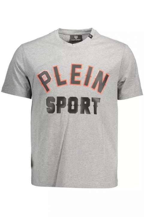 Priser på Plein Sport Gray Cotton Men T-Shirt