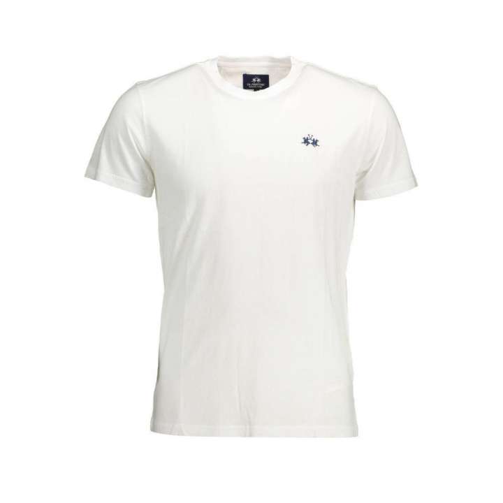 Priser på La Martina White Cotton Men T-Shirt