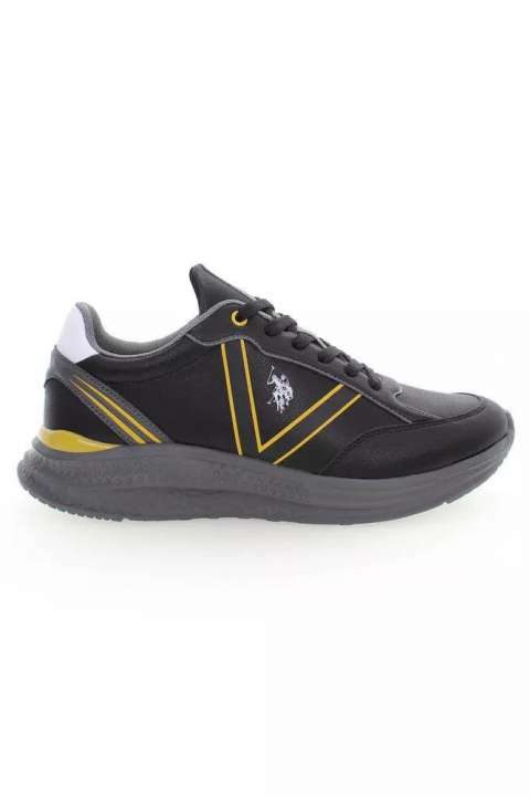 Priser på U.S. POLO ASSN. Black Polyester Men Sneaker