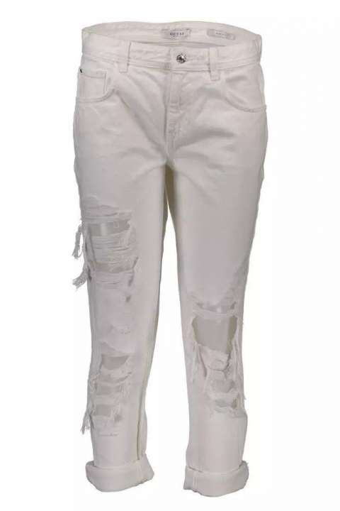 Priser på Guess Jeans White Cotton Women Jeans